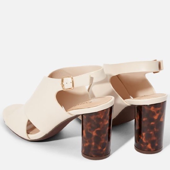 JUSTFAB Jayda Sling-Back Heeled Sandal- Bone - Picture 9 of 13